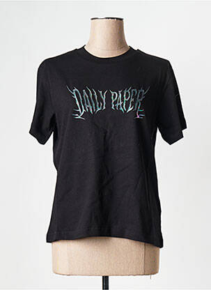 T-shirt noir DAILY PAPER femme