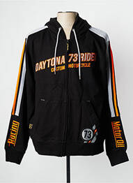Gilet manches longues noir DAYTONA homme