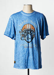 T-shirt bleu DAYTONA pour homme seconde vue