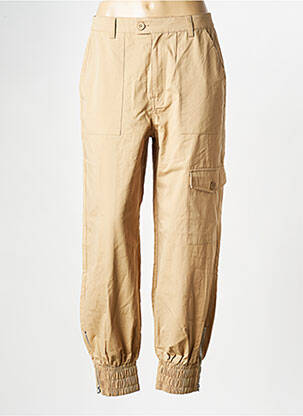 Pantalon cargo beige NA-KD pour femme