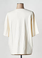 T-shirt beige MINIMUM pour femme seconde vue