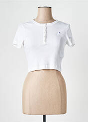 T-shirt blanc CHAMPION pour femme seconde vue