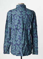 Chemise manches longues bleu DAYTONA pour homme seconde vue