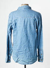 Chemise manches longues bleu DAYTONA pour homme seconde vue