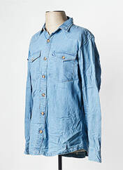 Chemise manches longues bleu DAYTONA pour homme seconde vue