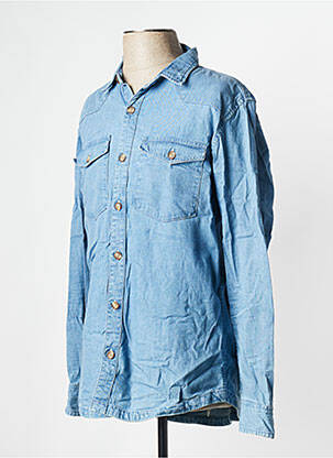 Chemise manches longues bleu DAYTONA homme
