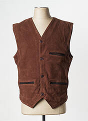 Gilet sans manche marron DAYTONA pour homme seconde vue