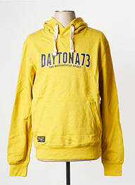Sweat-shirt jaune DAYTONA homme
