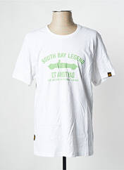 T-shirt blanc DAYTONA pour homme seconde vue