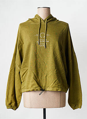 Sweat-shirt vert ROSE GARDEN pour femme