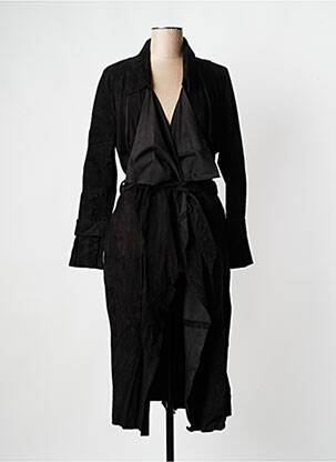 Trench noir ROSE GARDEN femme