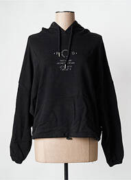 Sweat-shirt noir ROSE GARDEN femme
