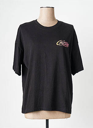 T-shirt noir SUPERDRY femme