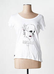 T-shirt blanc D73 pour femme seconde vue