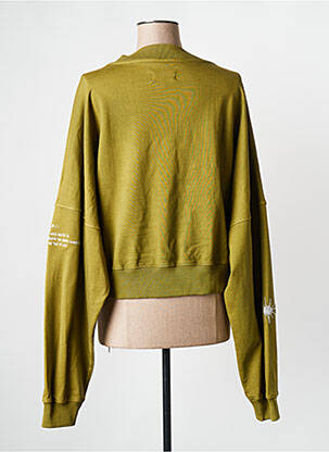 Sweat-shirt vert ROSE GARDEN femme