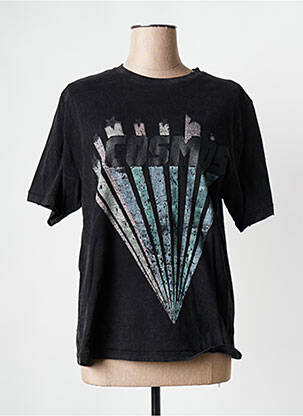 T-shirt noir ROSE GARDEN pour femme