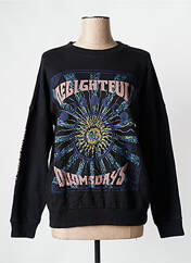 Sweat-shirt noir ROSE GARDEN pour femme seconde vue