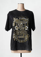 T-shirt noir ROSE GARDEN pour femme seconde vue