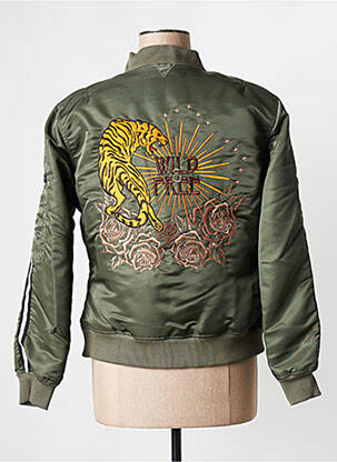 Blouson kaki ROSE GARDEN femme