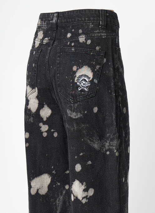 Jeans coupe droite noir WASTED PARIS pour femme
