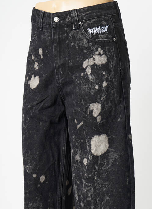 Jeans coupe droite noir WASTED PARIS pour femme