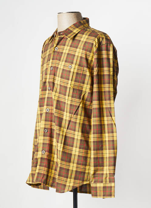 Chemise manches longues marron DAYTONA pour homme