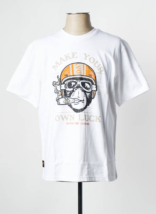 T-shirt blanc DAYTONA pour homme