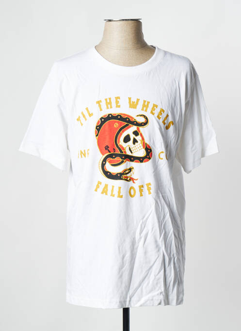 T-shirt blanc IRON AND RESIN pour homme