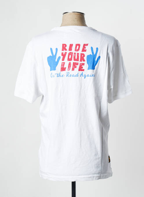 T-shirt blanc DAYTONA pour homme