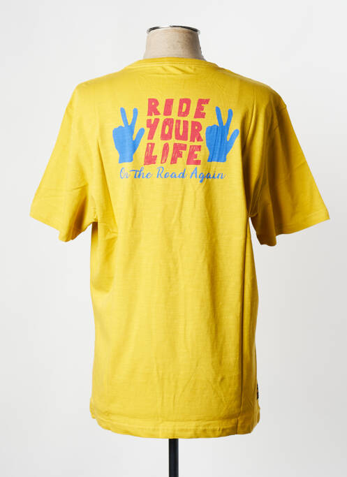 T-shirt jaune DAYTONA pour homme