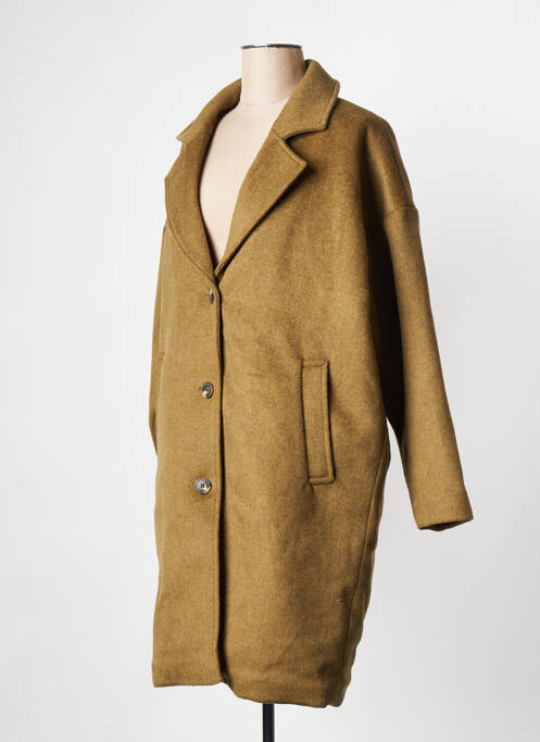 Manteau long kaki MINIMUM femme