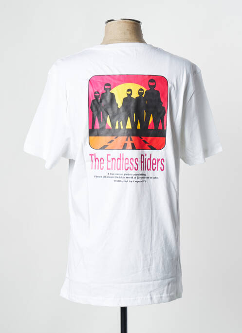 T-shirt blanc DAYTONA pour homme