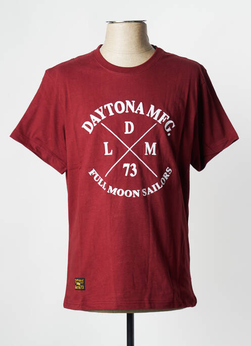 T-shirt bordeaux DAYTONA pour homme