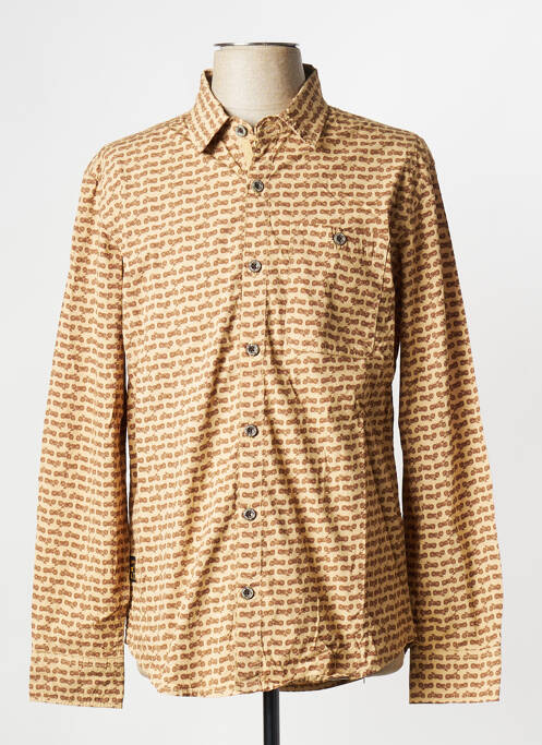 Chemise manches longues beige DAYTONA pour homme