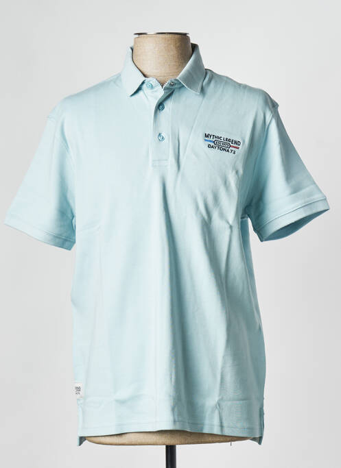 Polo bleu DAYTONA pour homme
