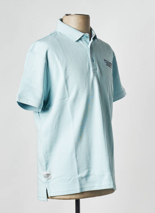 Polo bleu DAYTONA homme