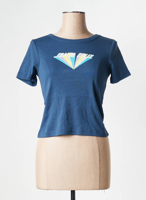 T-shirt bleu SANTA CRUZ pour femme