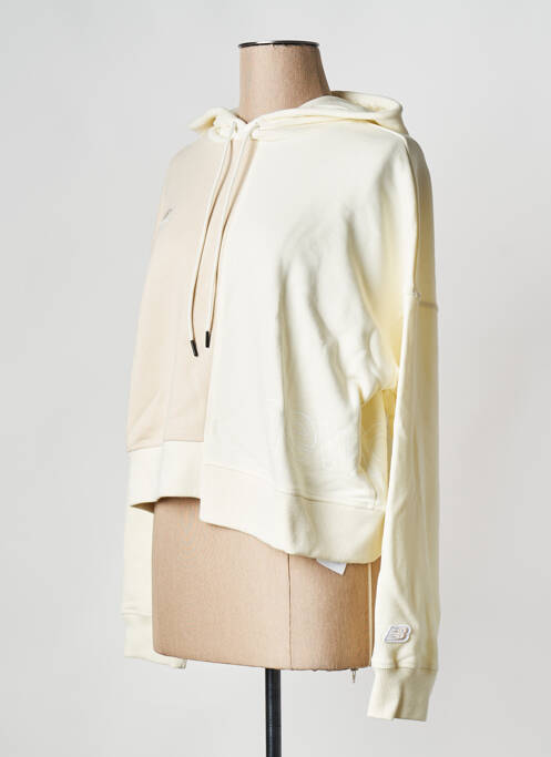 Sweat-shirt beige NEW BALANCE pour femme