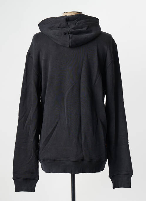 Sweat-shirt à capuche noir DAYTONA pour homme
