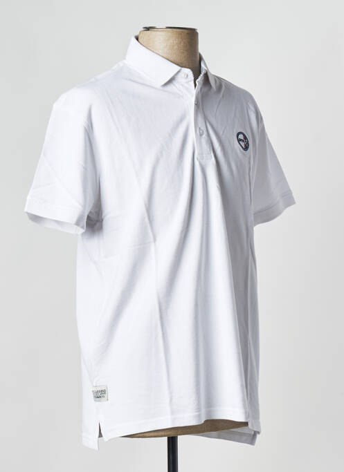 Polo blanc DAYTONA pour homme