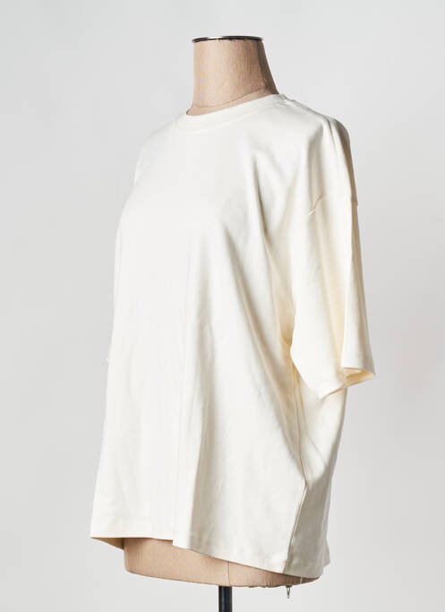 T-shirt beige MINIMUM pour femme