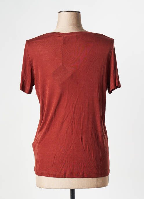 T-shirt marron MINIMUM pour femme