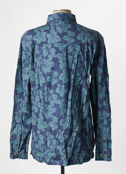 Chemise manches longues bleu DAYTONA homme