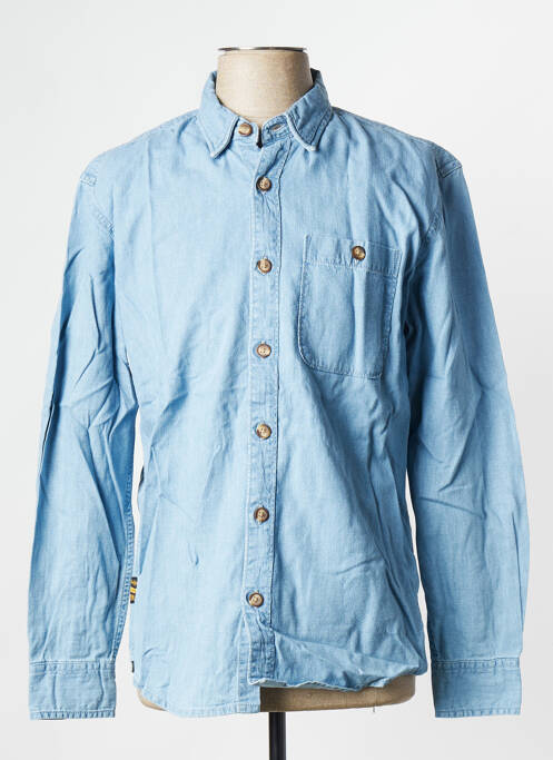 Chemise manches longues bleu DAYTONA pour homme