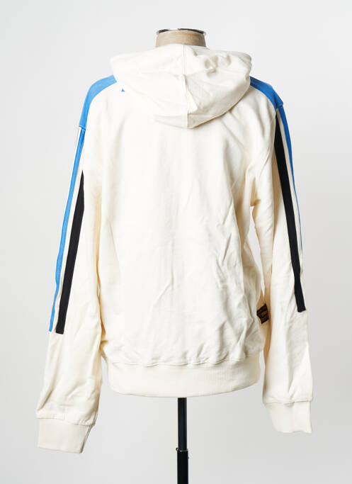 Gilet manches longues blanc casse DAYTONA pour homme