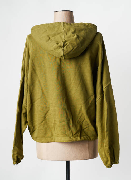 Sweat-shirt vert ROSE GARDEN femme