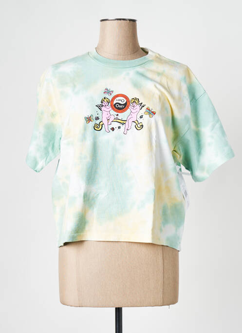 T-shirt vert OBEY pour femme
