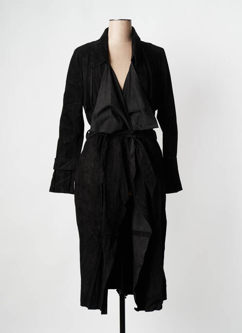 Trench noir ROSE GARDEN pour femme