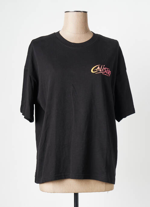 T-shirt noir SUPERDRY pour femme