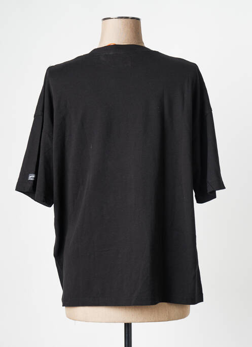 T-shirt noir SUPERDRY pour femme